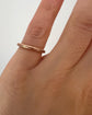 GEORGIAN CROSSHATCH OUROBOROS SNAKE SPLIT RING