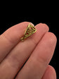 ANTIQUE 18CT GOLD BAIL WITH SNAKEY DESIGN