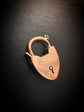 VICTORIAN 15CT GOLD HEART PADLOCK