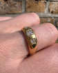 ANTIQUE THREE STONE DIAMOND & 18CT GOLD RING