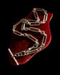 ANTIQUE SILVER PAPERCLIP ALBERT CHAIN