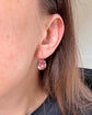 GEORGIAN PINK PASTE EARRINGS