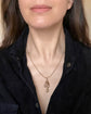 ANTIQUE COILED SNAKE & MINI HEART PENDANT