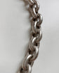 ANTIQUE CHUNKY SILVER CABLE LINK CHAIN
