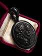 LARGE WHITBY JET ‘TULIP’ LOCKET