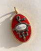 LATE 19TH CENTURY FRENCH ‘AMITIE’ ENAMEL & DIAMOND PENDANT