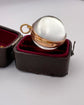 VICTORIAN ROCK CRYSTAL & 15CT GOLD POOL OF LIGHT SPHERE PENDANT