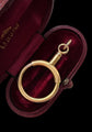 HUGE VICTORIAN 9CT GOLD SLIDING BOLT RING