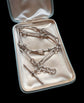 ANTIQUE SILVER PAPERCLIP ALBERT CHAIN