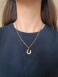 VICTORIAN 15CT GOLD HORSESHOE PENDANT