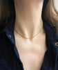 VICTORIAN 15CT GOLD SNAKE LINK CHAIN
