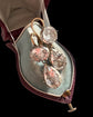 EARLY 19TH CENTURY DOUBLE PASTE DROP EARINGS