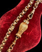 VINTAGE 9CT GOLD & DIAMOND OWL CHAIN EXTENDER / BAIL