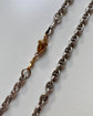 ANTIQUE 9CT GOLD ACORN & DOG CLIP CHAIN EXTENDER / BAIL