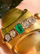 VICTORIAN EMERALD & DIAMOND BANGLE