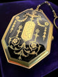 EARLY 19TH CENTURY SWISS ENAMEL COMPACT/MIRROR PENDANT