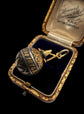 19TH CENTURY DAMASCENE ‘BOMBARDMENT OF BILBAO’ PENDANT