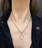 VICTORIAN PLATINUM & GOLD HORSESHOE PENDANT