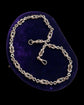 CHUNKY VINTAGE SILVER LOVERS KNOT CHAIN