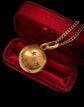 VICTORIAN 18CT GOLD & DIAMOND ORB PENDANT