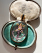 VICTORIAN BISHOPS MITRE ROCK CRYSTAL LOCKET