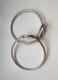 VINTAGE GUCCI SILVER LOVERS KNOT BANGLE