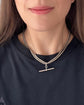 ANTIQUE SILVER SNAKE LINK ALBERT CHAIN