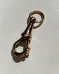 ANTIQUE 9CT GOLD SNAKE DOG CLIP