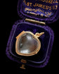 VICTORIAN ROCK CRYSTAL HEART LOCKET