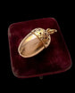 VICTORIAN 9CT GOLD ACORN POMANDER PENDANT