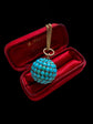 VICTORIAN PAVÉ TURQUOISE SPHERE PENDANT