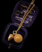 ANTIQUE 18CT GOLD MINI ACORN & CHESTNUT PENDANT