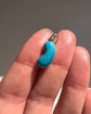 ANTIQUE SILVER & ENAMEL LUCKY BEAN PENDANT
