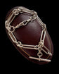 EDWARDIAN CHUNKY SILVER PAPERCLIP ALBERT CHAIN