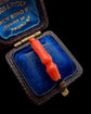 EARLY 19TH CENTURY CORAL DEERS LEG PENDANT