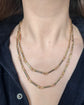 EARLY 19TH CENTURY 18CT GOLD & SWISS ENAMEL CHAIN