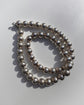 VICTORIAN LARGE SCALE SILVER BEAD NECKLACE