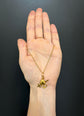 ANTIQUE LOVE FAITH CHARITY 18CT GOLD PENDANT