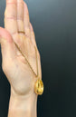 VICTORIAN 19CT GOLD HORSE HOOF PENDANT