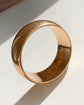EDWARDIAN HEAVY 18CT GOLD BAND RING