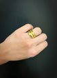 VICTORIAN CHUNKY HEAVYWEIGHT 18CT GOLD SNAKE RING