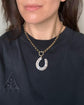 VICTORIAN MIXED METAL HORSESHOE PENDANT