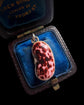 ANTIQUE ENAMEL LUCKY BEAN PENDANT