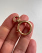 ANTIQUE HUGE 14CT GOLD BOLT RING