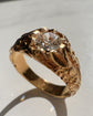 ART NOUVEAU 18CT GOLD & DIAMOND RING