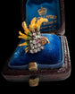VICTORIAN DIAMOND & ENAMEL COCKATOO SINGLE EARRING