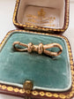 VICTORIAN 9CT GOLD DOUBLE DOG CLIP