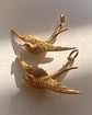 VICTORIAN 15CT GOLD SWALLOW PENDANT