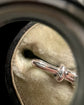 VICTORIAN 15CT WHITE GOLD DOUBLE DOG CLIP