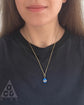 EARLY 20TH CENTURY ENAMEL & DIAMOND EGG PENDANT